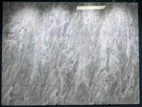 Dalles en pierre frittée Wharton 1200x2700mm, carrelage gris clair, aspect marbre, carrelage mural pour usage extérieur, prix avantageux