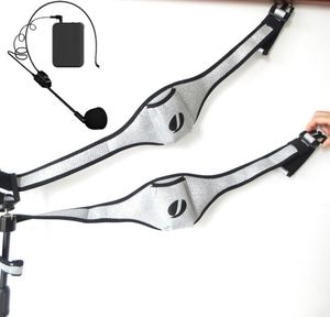 Portable and Durable Neoprene Waist Bag with Vertical Microphone Transmitter Carrier Belt Fitness <b>Mic</b> Belt for Cassette Player - Product Image 4