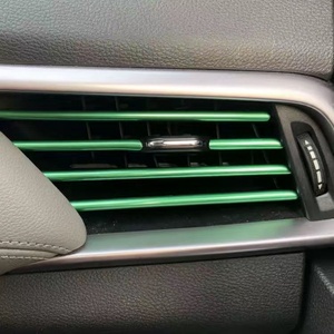 10 Piezas de 20 cm, Molduras Decorativas en Forma de U para Salida de Aire Acondicionado de Coche, Tiras Decorativas Coloridas, Accesorios Interiores para Coche - Product Image 3