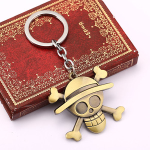 Anime llavero 1 pieza logo llavero colgante de Metal llavero - Product Image 4