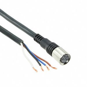 สายเชื่อมต่อเซ็นเซอร์ XS3F-M421-402-A สายเซ็นเซอร์ 2 เมตร IP67 หัวต่อแบบ Aviation มีสินค้าในสต็อก - Product Image 1