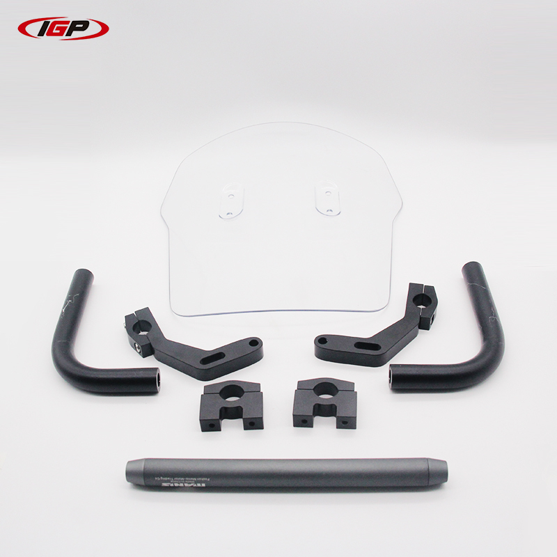 Parabrezza Universale Tinto Per Scooter, Ciclomotori, Quad – Frangivento, Con Kit Montaggio