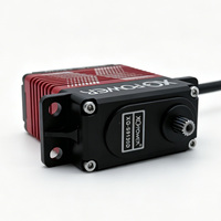 Servomoteur haute tension 16,8 V S9130D105 100 kg 130 kg à couple élevé, conception à mise à la terre isolée, pureté du signal, pièces d'avion RC robustes CNC
