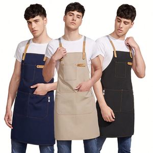 Uniforme de Chef de Lona Multiusos de Alta Calidad, Unisex, Color Personalizado, Ajustable, para Cocina, Cafetería, Lavado de Autos, Jardinería y Limpieza - Product Image 3