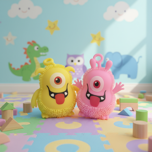 Juguete Sensorial de Peluche con Cara Divertida y Pelo Abundante - 4 Estilos, Material TPR, para Niños de 5 a 7 Años, Marca Cy - Product Image 2