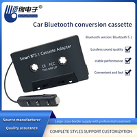 Récepteur de cassette sans fil stéréo de voiture portable modèle rétro Lecteur de bande stéréo