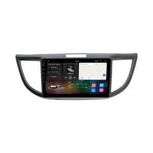 Masimei xe phổ biến Android 10 inch màn hình cảm ứng cho Honda CRV 2012 2016 màu đen xe DVD khung xe đài phát thanh