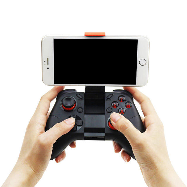 Wireless BT Joysticks & Game Controllers Mocute 054 Gamepad for Steam Games Remote VR Gamepad with Holder