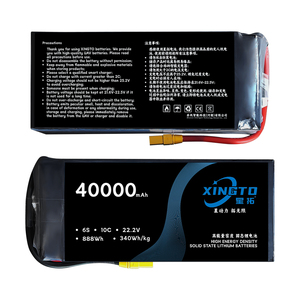 <span class=keywords><strong>6S</strong></span> 40000mAh 22.2V Lithium-Akku <span class=keywords><strong>Lipo</strong></span>-Batterie Festkörper-Akku für DIY RC Drohne UAV Modell - Product Image 1
