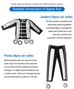 3 In 1 Pressotherapy Lymphatic Drainage <b>Machine</b> Far Infrared Air Pressure Slimming Suit With Bluetooth Eye <b>Massager</b> Salon Home - Product Image 4