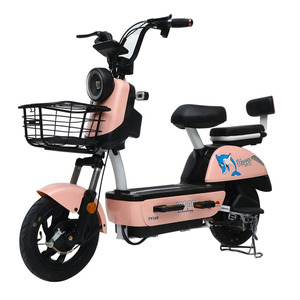 ราคาขายส่งจากโรงงาน มอเตอร์ฮับหลัง 350w จักรยานไฟฟ้า โครงเหล็กแข็งแรง แบตเตอรี่ตะกั่ว-กรด 48v ระยะทาง 30 กม. ยี่ห้อ Lanqi - Product Image 2