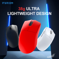 Ratón programable ultraligero de 38g, doble 8K HZ, Sem Fio, 2,4G, BT, con cable, modos triples, PAW3950, ratón para juegos de 30000DPI para PC y portátil