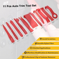 Ensemble d'outils de démontage et d'assemblage d'intérieur de voiture de 11 pièces