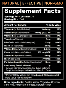 Di alta qualità supporto immunitario liquido organico multivitaminico integratore multivitaminico vitamine liquide - Product Image 6