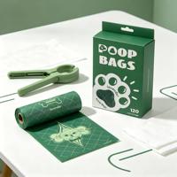 Sacs à déjections canines biodégradables et recyclables sur mesure pour fabricants en gros, avec ramasse-crottes en stock