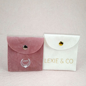 Custom logo Velvet Bag Faux Suede Microfiber Jewelry <b>Envelope</b> Pouch Jewelry Packaging Pouch for Jewelry - Product Image 6