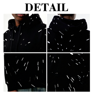 Sudadera con Capucha KingSen de Alta Calidad, Hombros Caídos, Algodón Grueso, Estampado Digital Abstracto de Meteoritos, Sudadera Informal con Capucha, OEM - Product Image 6