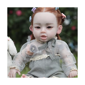 45cm 18 inç yumuşak silikon yeniden doğmuş bebek bebek içecek ıslak tam vücut silikon iskelet yenidoğan kız gerçekçi bebek 2.8kg - Product Image 6