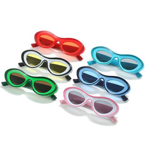 Gafas de Sol Ovaladas Gruesas para Festivales con Montura Esculpida, Estilo Y2K Retro Vintage, Lujosas y Extravagantes, Gafas de Sol Cyberpunk de Lujo Pro Elite - Product Image 3