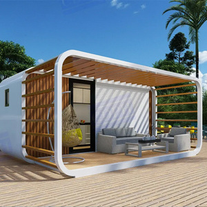 Panel sándwich de acero Modular moderno e inteligente, contenedor para dormir, casa desmontable, cabina móvil, Villa, Hotel, edificio de oficinas al aire libre - Product Image 1