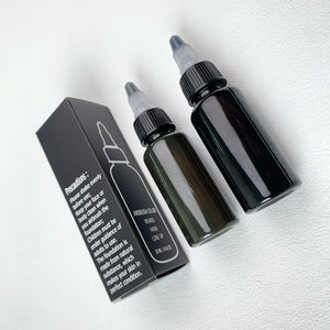 Teinture capillaire liquide en spray pour hommes, enrichie en huile pour <span class=keywords><strong>barbe</strong></span>, à base d'huile, biologique, sans paraben, spray pour barbier, encre pour l'airbrush pour la ligne des cheveux - Product Image 6