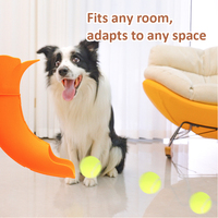 Juguete Automático para Entrenamiento de Perros, Lanzador de Pelotas de Tenis, Ejercicio en Interiores, Antiaburrimiento, Pelota Interactiva para Perros