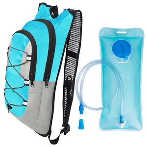 Mochila de Hidratación Ligera Unisex para Ciclismo y Running, con Bolsa de Agua de 2L, Forro de Poliéster Resistente al Agua, Portátil - Product Image 3