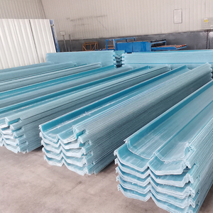 Feuille de toiture ondulée transparente en plastique dur, rouleau de couverture de toit Flexible en Fiber de verre résistant à la chaleur 4x8 She - Product Image 5