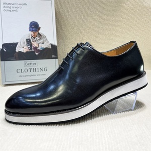 Zapatos Casuales de Diseño Nuevo al por Mayor de Fábrica para Hombre, Zapatos de Vestir con Cordones Oxford de Cuero Genuino para Fiestas, Zapatos para Hombre - Product Image 6