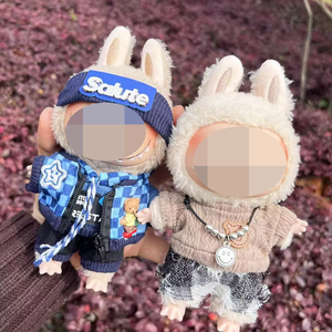 [Muñeca No Incluida] Set <span class=keywords><strong>de</strong></span> Lujo <span class=keywords><strong>de</strong></span> Diseñador Resup <span class=keywords><strong>de</strong></span> Peluche Unisex, Ropa y Accesorios <span class=keywords><strong>de</strong></span> Dibujos Animados: Zapatos, Bolso, Sombrero, Camisa <span class=keywords><strong>para</strong></span> <span class=keywords><strong>Muñecas</strong></span> <span class=keywords><strong>de</strong></span> 17cm - Product Image 5