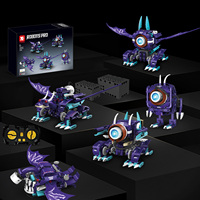 Juego de Juguetes de Construcción de Robots a Control Remoto 5 en 1, Modelo de Bloques de Construcción, STEM, Fantasía y Ciencia Ficción, Unisex, Plástico ABS, Personalizable, Regalo