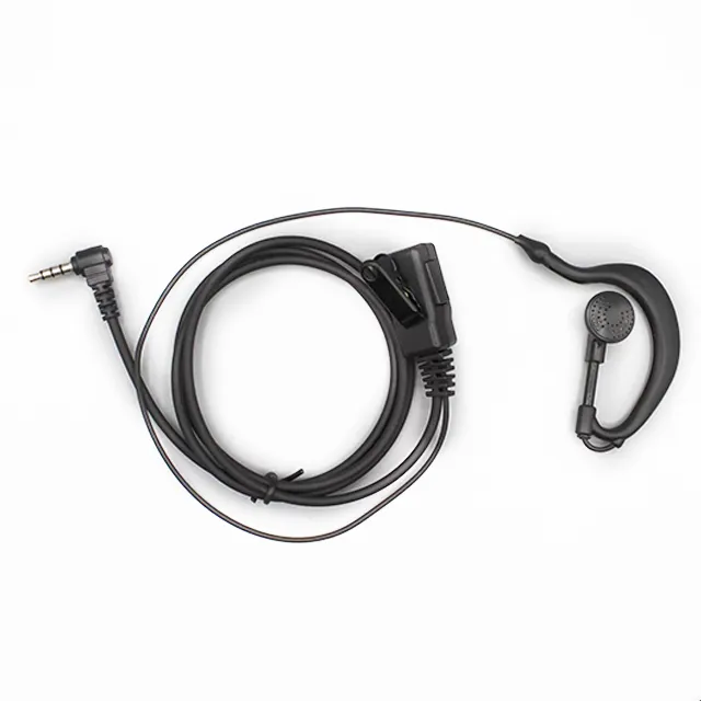 3.5mm G Clip-on Walkie Talkie Headset for Yaesu Vertex VX-1R VX-2R VX-3R VX-5R VX-150 VX-160 VX-180 VX-210 VX-210A