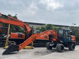 Excavadora de Ruedas HITACHI Modelo 2023 EX100 EX100WD de 10 Toneladas, con Rodamientos Potentes, Alto Rendimiento y Equipo de Construcción Confiable - Product Image 5