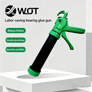 Pistolet d'application de colle industriel artisanal, à arrêt automatique, pour remplissage et scellage, en caoutchouc souple, acier inoxydable et plastique - Product Image 3