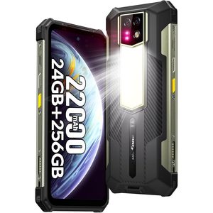 Ulefone Armor 24 โทรศัพท์มือถือที่ทนทาน แบตเตอรี่ 22000mAh แรม 24GB รอม 256GB หน้าจอ 6.78 นิ้ว FHD+120Hz พร้อมไฟสำหรับตั้งแคมป์ - Product Image 1