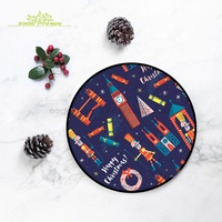 2207 Top 10 des designs de Noël, faible MOQ, station de charge sans fil pour téléphone portable, forme ronde