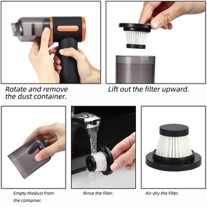 <span class=keywords><strong>Aspirateur</strong></span> de voiture haute puissance, portable, <span class=keywords><strong>sans</strong></span> <span class=keywords><strong>fil</strong></span>, moteur <span class=keywords><strong>sans</strong></span> balais, machine de nettoyage, souffleur d'air puissant pour appareils ménagers - Product Image 6