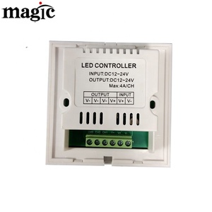 Một khu vực mờ CCT RGB màu duy nhất 12V 24V cảm ứng Bảng điều khiển treo tường điều khiển <span class=keywords><strong>dimmer</strong></span> - Product Image 3
