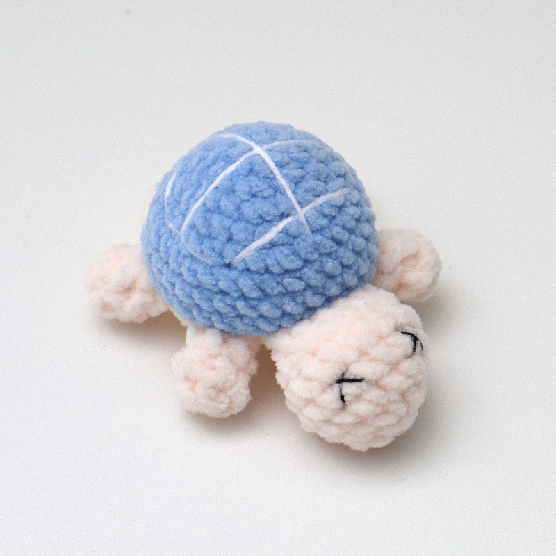 Tortuga de baloncesto azul, premium, adorable, con cuerpo pequeño de acrílico.