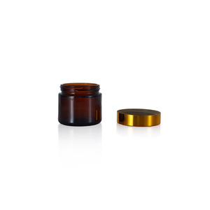 Pot en verre ambré de qualité supérieure avec couvercle noir sécurisé pour crème hydratante pour les <span class=keywords><strong>yeux</strong></span>, format voyage, échantillon cosmétique 5g - Product Image 4