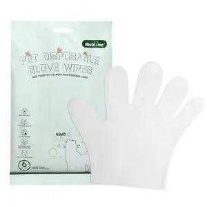 Salviette monouso per guanti per animali domestici salviettine disinfettanti per cani e salviettine umidificate per la pulizia del deodorante per gatti