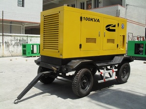 Silent Construction Mobile Leton Power 220v Tractor 30kw Generator Portable 100kva <b>Container</b> Type 3phases4wires - Product Image 4
