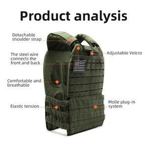 Porte-plaque de gilet tactique MITO pour la balistique et l'entraînement Chaleco Tactico - Product Image 5