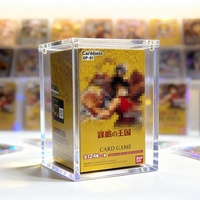 Boîte de protection UV en acrylique pour cartes TCG, robuste et polie, pour collection de cartes de jeu - Prix de gros