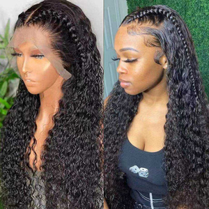 Perruque Lace Front HD 13x6 à Raie Profonde en <span class=keywords><strong>Cheveux</strong></span> Humains Lisses Noir Naturel – Vente en Gros pour Boutiques de <span class=keywords><strong>Coiffure</strong></span> et Revendeurs - Product Image 2