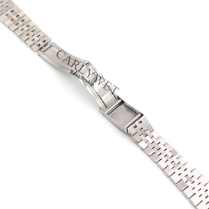 Bracelet de montre 20 mm pour Rolex Datejust 16234 16014 Série Vintage Acier 316L Argent <span class=keywords><strong>Jubilee</strong></span> Extrémités Courbées Creuses Maillons Solides à Vis - Product Image 6
