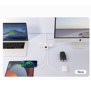 67W Cubo Compacto Carga Rápida Ac <span class=keywords><strong>Usb</strong></span> <span class=keywords><strong>C</strong></span> Gan Cargador Adaptador de Corriente Tira de Alimentación Protección Contra Sobretensiones Con Cable de Extensión para <span class=keywords><strong>Macbook</strong></span> - Product Image 5