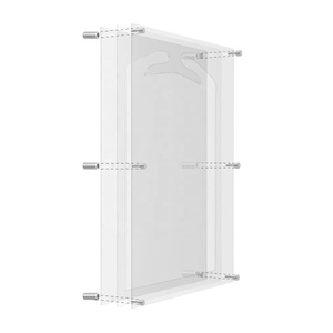 صندوق عرض مخصص كبير الحجم للقمصان الرياضية مصنوع من الأكريليك الشفاف يثبت على الحائط - Product Image 1