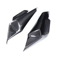 Protection de cadre en fibre de carbone sèche 3K légère, fixation directe par boulons, trous de montage pré-percés, compatible Yamaha MT09 2024-2026
