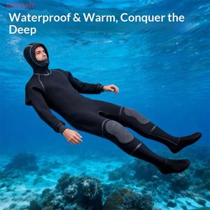 Nouvelle combinaison étanche en néoprène 5 mm 2026 avec capuche pour kayak, col et poignets entièrement étanches, combinaison de plongée imperméable W235 - Product Image 2